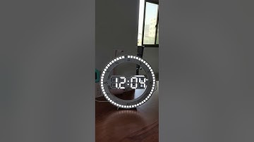 3d Led Wall Clock Digital Timer Nightlight Watch Alarm Clock For Warehouse Office Home Living Room