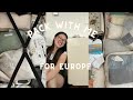 packing for 3 months in europe in 1 suitcase