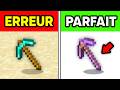 32 erreurs  arrter de faire sur minecraft  et quoi faire