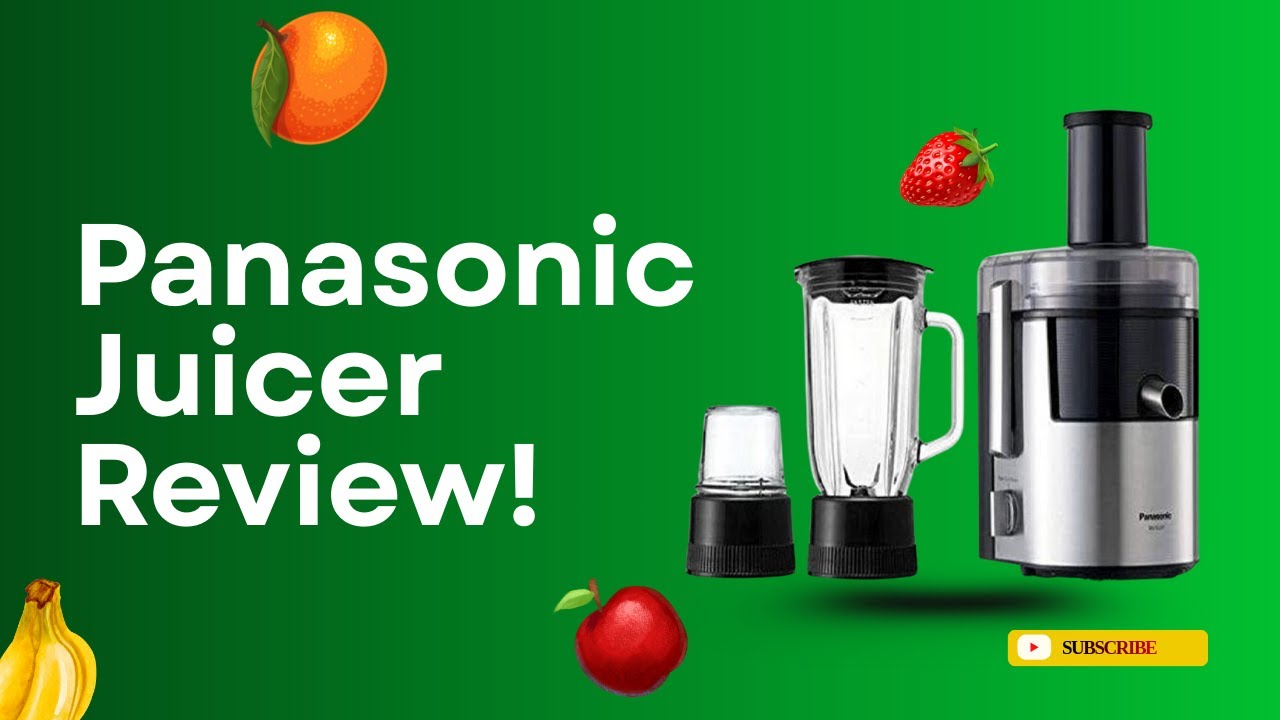 This Panasonic Fruit Juicer Will Change Your Kitchen Game!