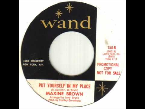 Maxine Brown - Put Yourself In My Place.wmv