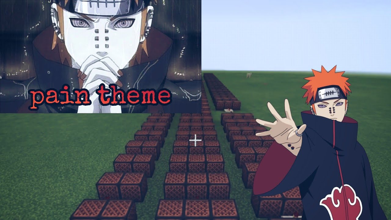 Naruto Shippūden OST - Pain's Theme (Girei) minecraft music noteblock