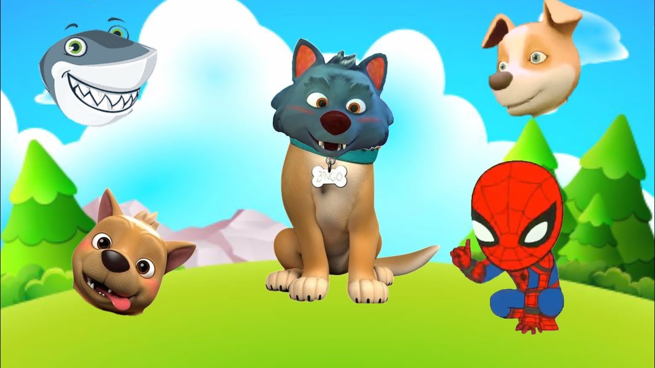 DOG Match The Head Video for kids YouTube