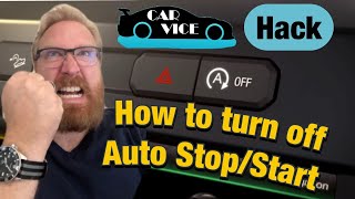 How to permanently turn off / disable auto stop start engine feature. AutoStop Eliminator review