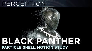 Black Panther Particle Shell Motion Study