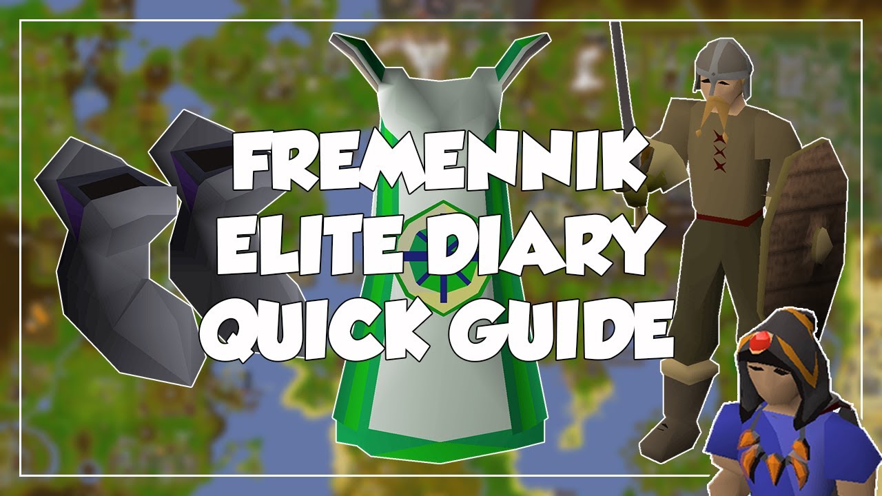 Fremennik Elite Diary Quick Guide - Old School Runescape/OSRS - YouTube