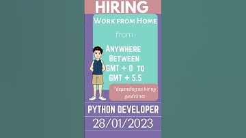 Software Engineer ? Check out this opportunity if skilled in Python programming