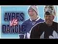 Dangle vs. Ayres - Can Die Hard Leafs Fan Get Revenge On The Emergency Goalie? | 10 Shot Challenge