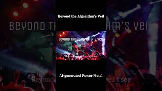 1분미리듣기) Beyond The Algorithm’s Veil #ai노래 #aimusic #sunoai #powermetal