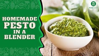 How To Make Homemade Pesto In A Blender
