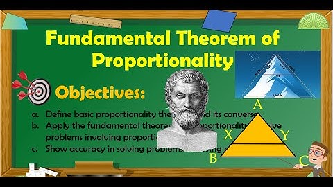 Fundamental Theorem of Proportionality