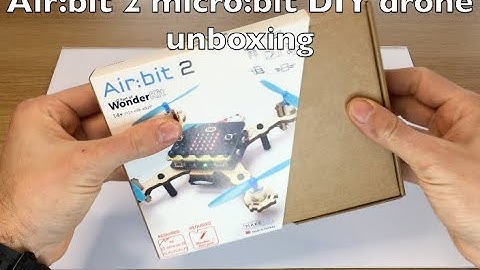 Air:bit 2 the micro:bit DIY drone kit (programmable) by @Makekit unboxing video