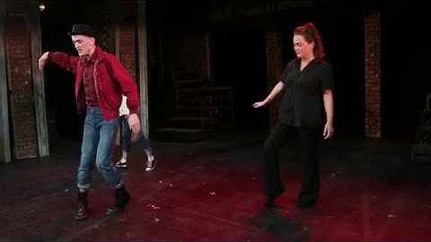 Actor George Sampson gives a lesson in ska dancing