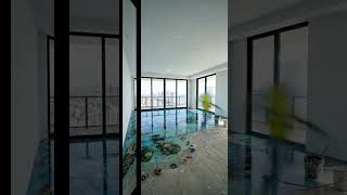 Turned My Floor Into a Real Aquarium! Stunning 3D Epoxy Floor Transformation.#AmazingTransformation