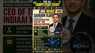 🤖 IndiaAI Mission New CEO Update | UPSC SSC Banking GK #shorts #dailygk #generalawarenessforibps