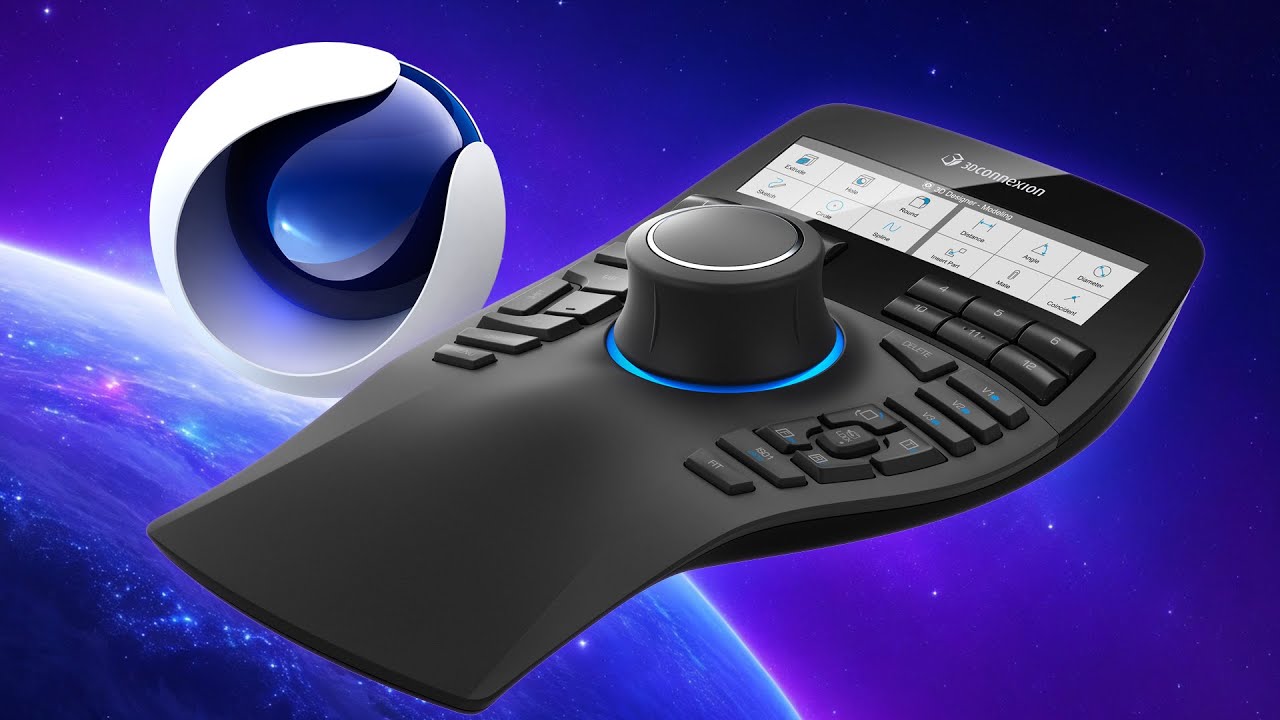 Work faster in Cinema 4D with a 3D Mouse: Spacemouse Review 