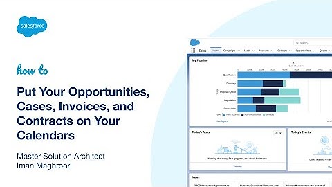 Put Your Opportunities, Cases, Invoices, and Contracts on Your Calendars