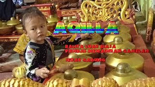 WARBIASA!!! || Aqilla si bocah Balita juga Lihai main Bonang Penerus || SEKAR GADUNG