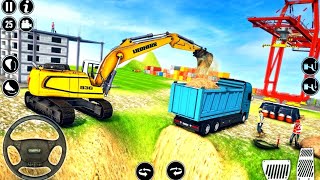 US Construction Simulator - Bridge Builder Construction Excavator Trucks Driving - Android GamePlay screenshot 2
