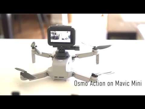 Mavic Miniの上にOsmo Actionを載せてみた