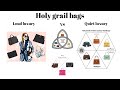 Holy grail loud luxury handbags vs holy grail quiet luxury handbags | Best quality | Anesu Sagonda