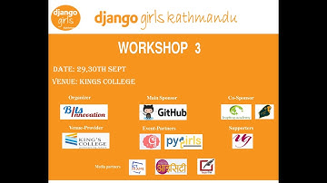Django Girls Kathmandu Workshop #3 Intro