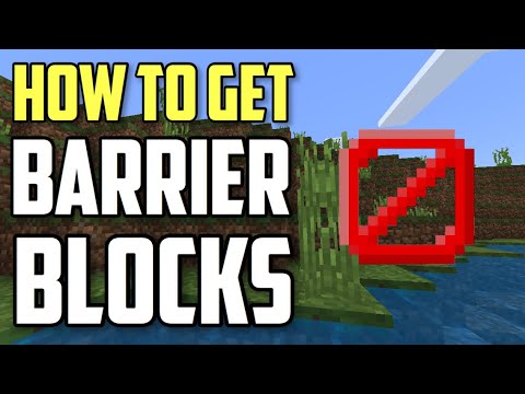 How To Get Barrier Blocks In Minecraft Xbox Pe Ps4 Bedrock Youtube