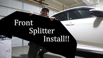 Front Splitter Installation // FK8 Civic Type R