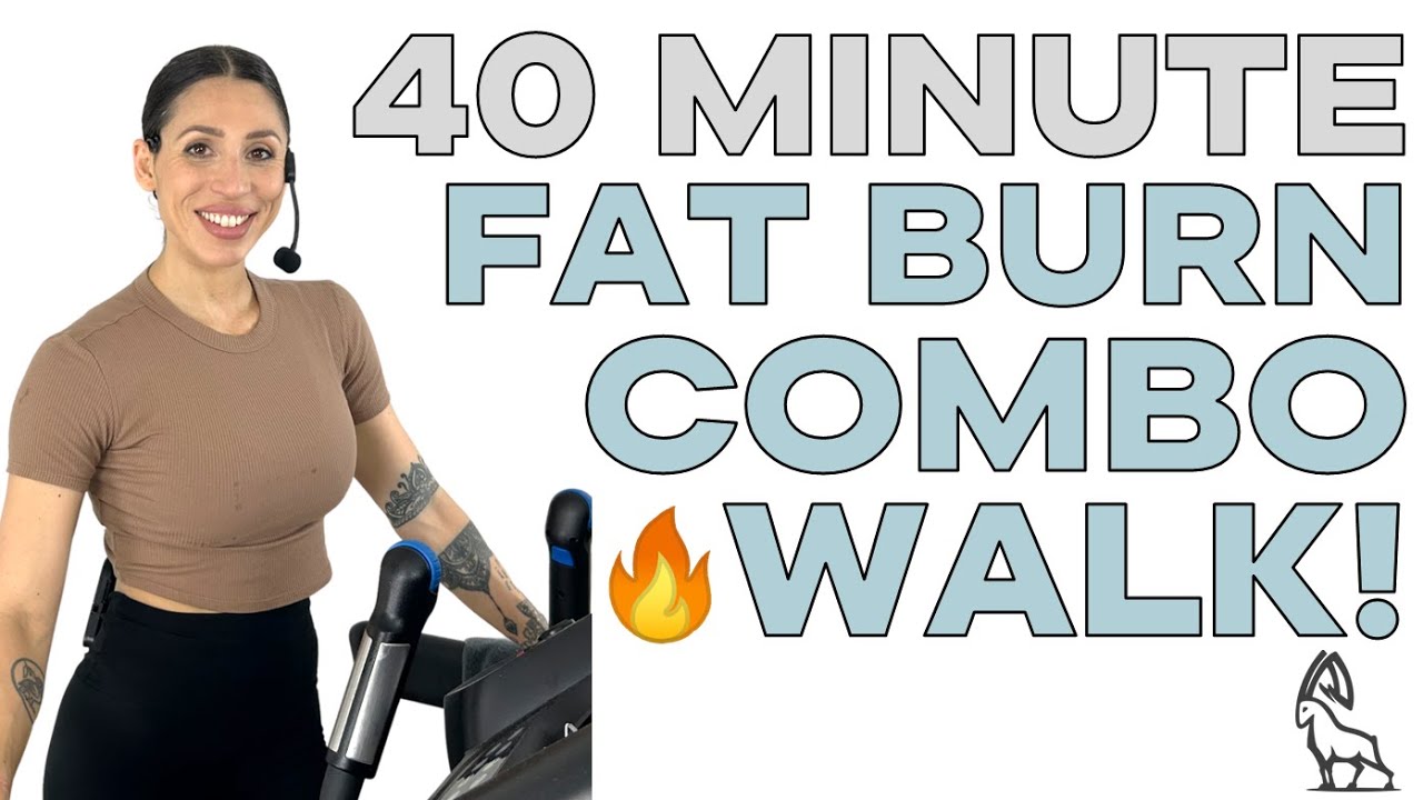 FAT BURN COMBO WALK | Treadmill Follow Along!