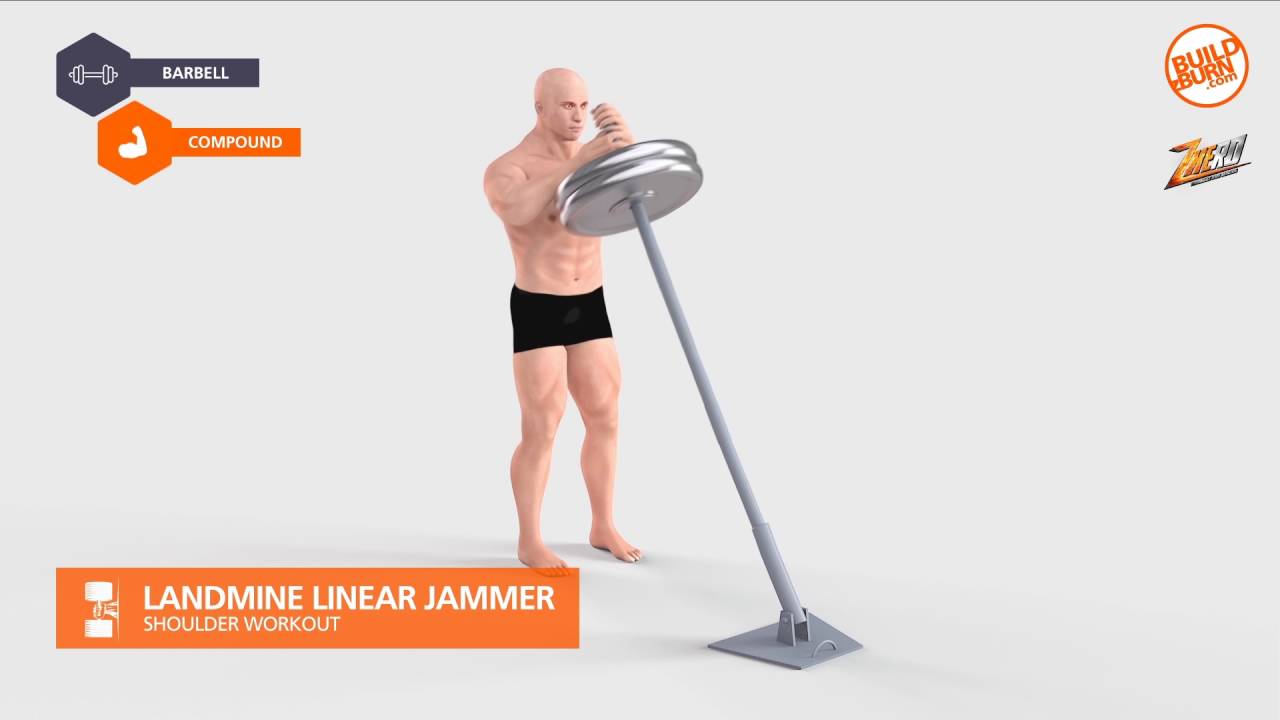 ท่าฝึกกล้ามไหล่ Landmine Linear Jammer YouTube