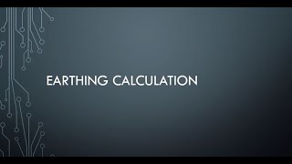 Earthing calculation | IS 3043