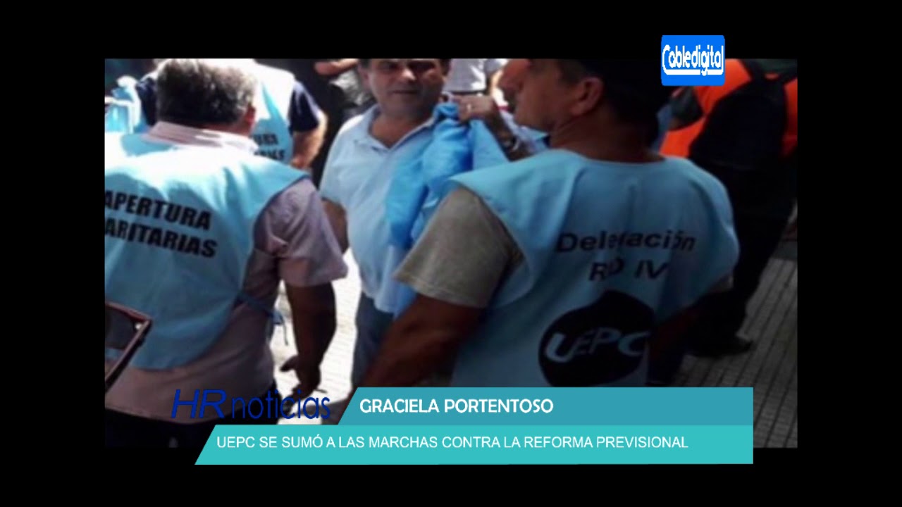 GRACIELA PORTENTOSO UEPC SE SUMO A LAS MARCHAS CONTRA LA REFORMA PREVISIONAL huinca renaco