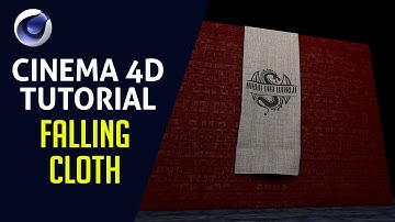 Falling Cloth - Cinema 4D Tutorial