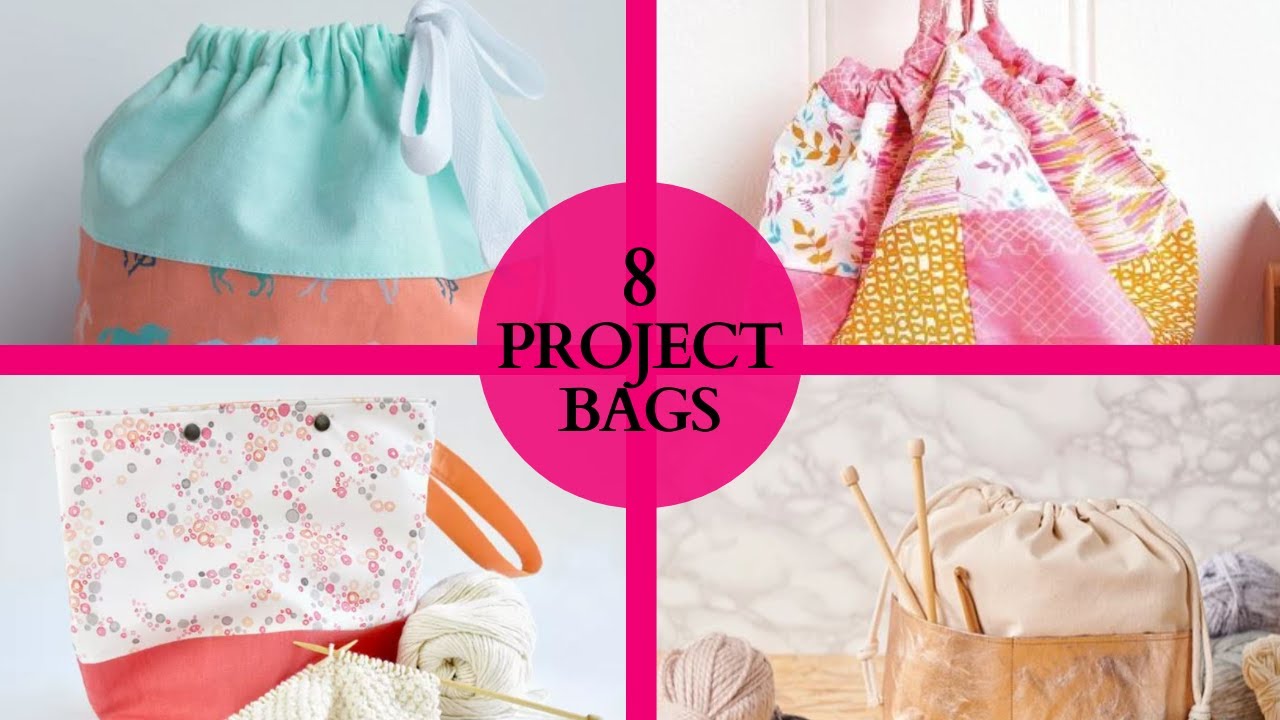 Knitting and Crochet Project Bags to Sew As Gifts or For Yourself YouTube