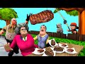 Scary Teacher 3D Nick Funny Stole BBQ of Miss T and Mr Meat, Ice Scream Meat for Puppy