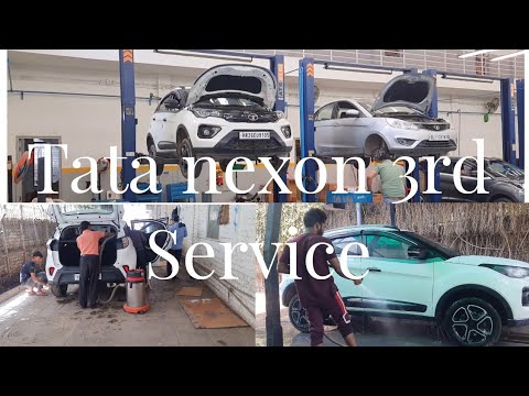 tata nexon 3rd service video | nexon 3rd free service cost with proof ...