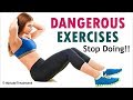 TOP 5 DANGEROUS Exercises You Should Never Do Again | 5-Minute Treatment