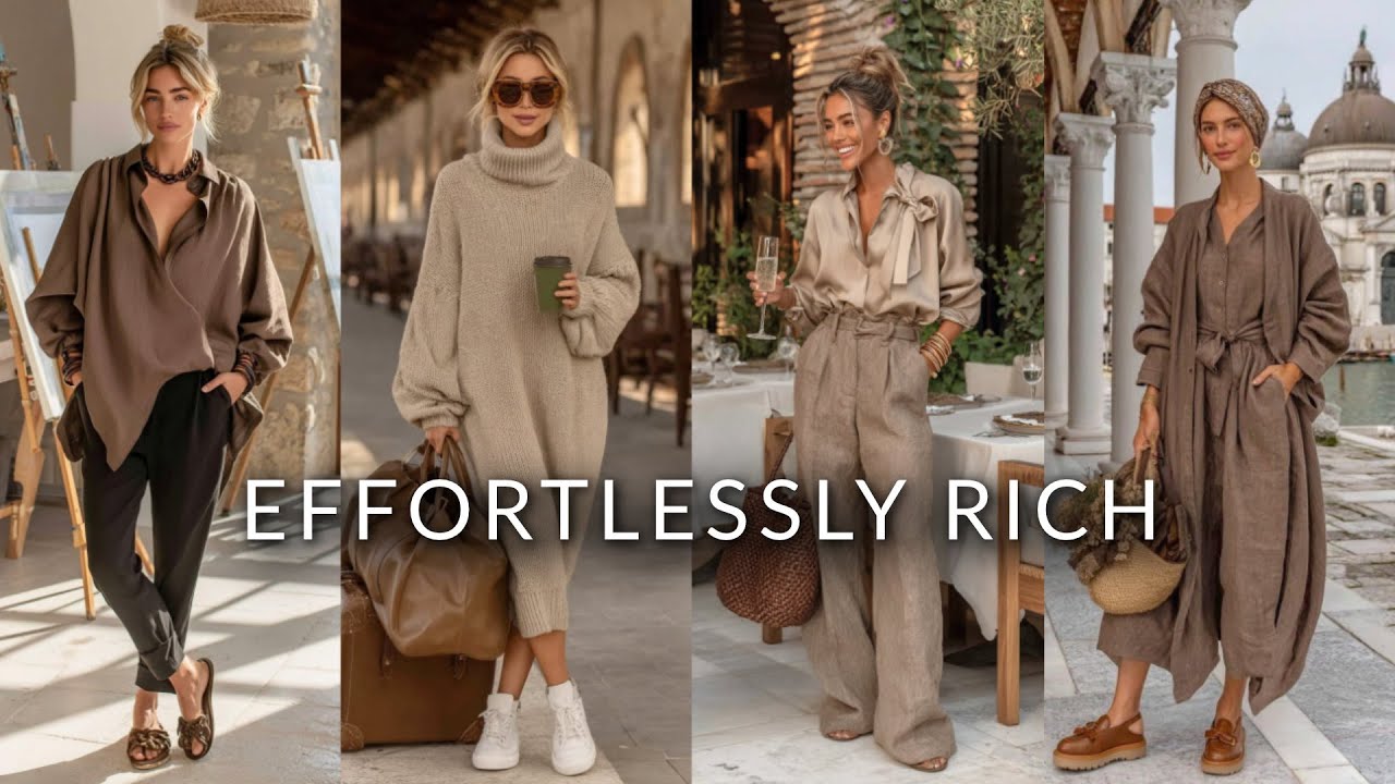 7 Quiet Luxury Outfits to Look Effortlessly Rich & Elegant | Golden Glamour Chic Essentials