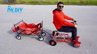 สร้าง Shopping Electric Go Kart จาก Old Hoverboard