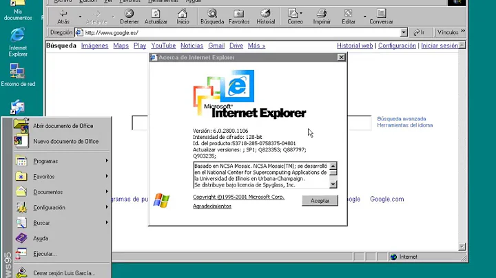 Windows 95 with Internet Explorer 6 SP1