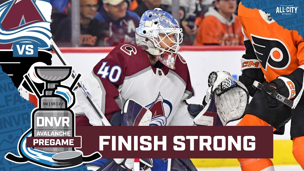 The Colorado Avalanche end road trip against Philadelphia Flyers | DNVR Avalanche Pregame