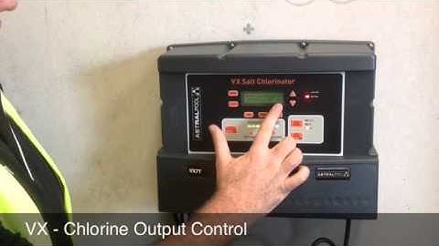 VX Salt Chlorinator - Chlorine Output Control