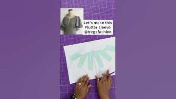 Pattern drafting for a flutter sleeve. You like? #flared #sleevedesigns #sleeve #sleevepattern