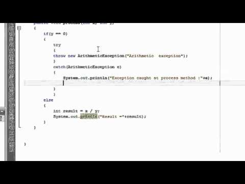 Java tutorial for beginners   51   throw an exception