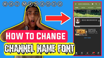 how to change channel name font | how to change youtube font style | 🔥🔥🔥