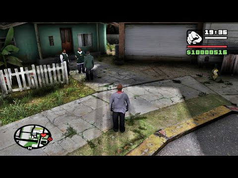 Mod Grove Street INSANITY Bsor+IGS Sidewalk Texture No Import - GTA SA MOD Android