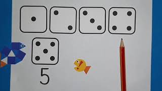 Weitere Zahlbilder bis 10 (Teil 3) / Würfelbilder / Mathe lernen / einfach üben screenshot 4