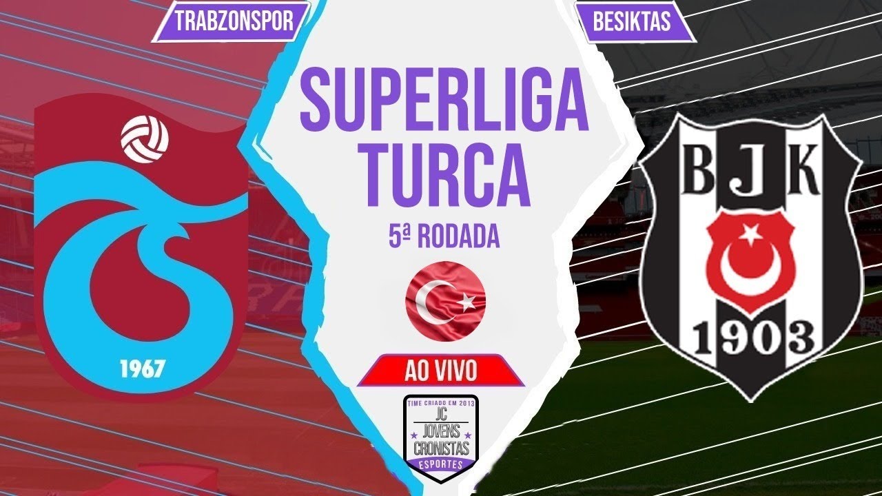 Futebol no JC: Trabzonspor 3 x 0 Besiktas, Superliga Turca, 5ª Rodada