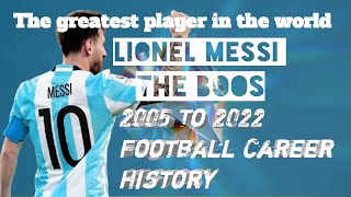 Football Career History Lionel, Messi Success Messi Career, Highlights 2022,