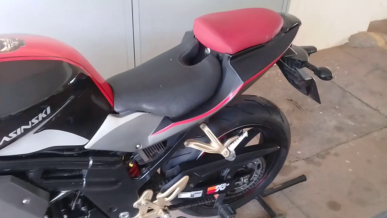 Cambio invertido e ajuste de suspensão na Comet GTR 650